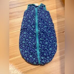 Baby Deedee Blue Whale Print Kids Pajamas Sleep Sack